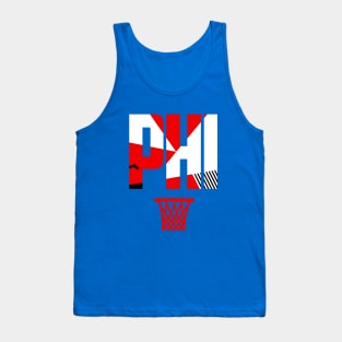 Throwback Philly Basketball Art Tank Top